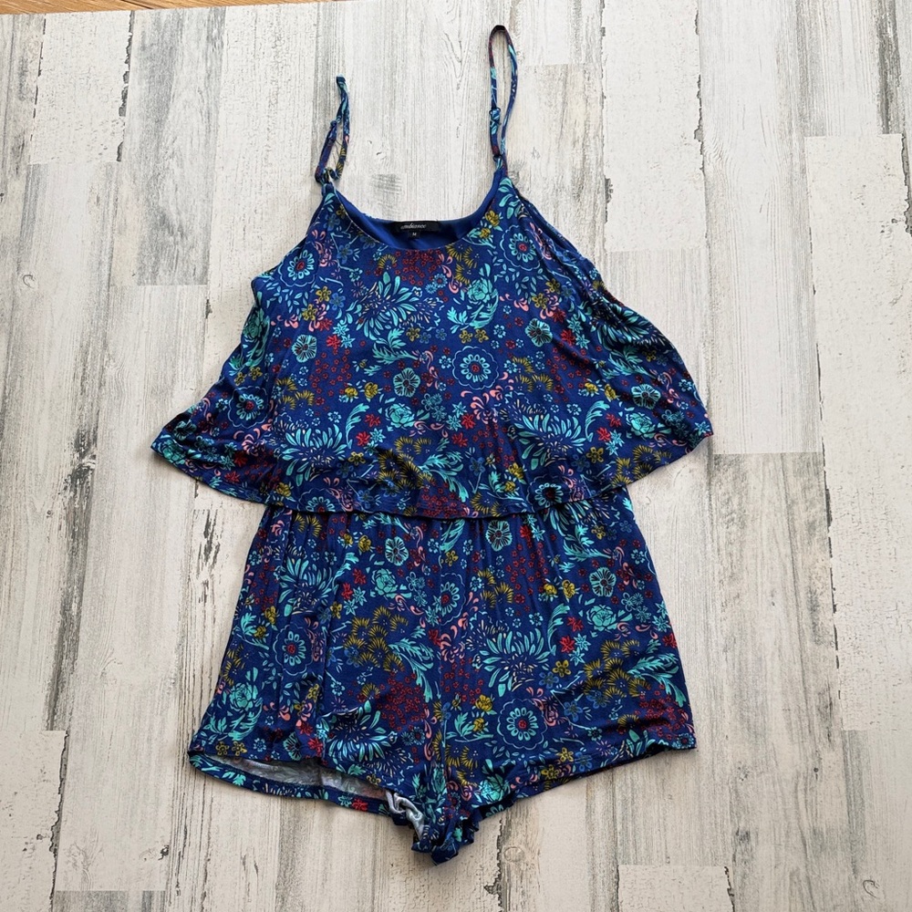 Ambiance Vibrant Floral Romper